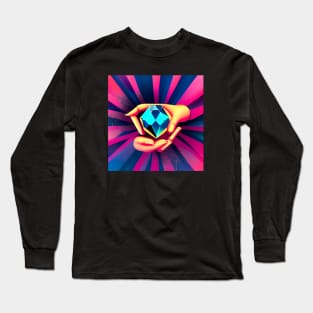 Diamond Hands Crypto T-Shirt Long Sleeve T-Shirt